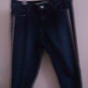 Size 14 universal threads jeans red and white stripes on sides